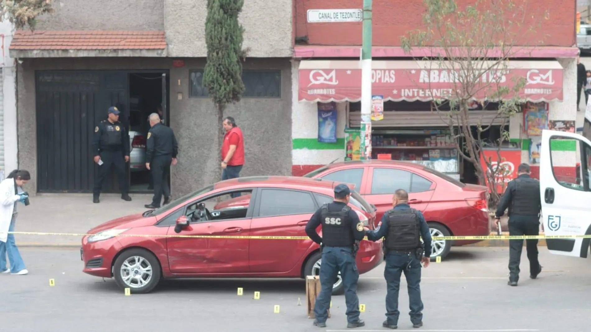 Baleado en Iztacalco 